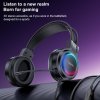 119470 5 yesido wired headphones ek05 drotove herne sluchadla s mikrofonom usb rgb led podsvietenie cierne