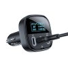 119833 3 acefast car charger b5 autonabijacka 2 usb c usb 101w rychle nabijanie oled displej zinkova zliatina cierna