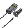 119824 1 baseus car charger backseatpal l1 autonabijacka 3 usb 3 usb c pd3 0 110w rychle nabijanie s 1 5 m predlzovacim kablom cierna