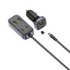 119824 3 baseus car charger backseatpal l1 autonabijacka 3 usb 3 usb c pd3 0 110w rychle nabijanie s 1 5 m predlzovacim kablom cierna