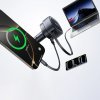 119842 5 baseus car charger primetrip vr1 autonabijacka s vysuvnym kablom 2 usb c usb 60w cierna