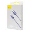 120664 6 baseus data cable crystal shine datovy kabel usb lightning 2 4a 2 m nylonovy oplet fialovy