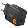 120136 spigen wall charger essential sietova nabijacka 2 usb c 47w rychle nabijanie quantum boost cierna