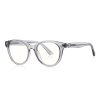 119956 techsuit anti blue light glasses reflex pc okuliare proti modremu svetlu okruhle tr90 a kovovy ram ac sosovky transparentne sive