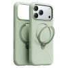 122776 torras qpro silicone series silikonove puzdro pre iphone 17 pro matcha zelene