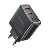 119899 yesido wall charger sietova nabijacka 2 usb c usb a 65w gan cierna