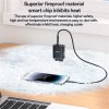 119866 2 yesido wall charger sietova nabijacka s digitalnym displejom 2 usb usb c 17w cierna