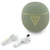 148696 guess wireless earbuds script print bezdrotove tws in ear sluchadla bluetooth khaki