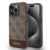 148939 guess hardcase 4g stripe collection kryt pre iphone 15 pro hnedy