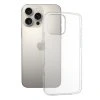 148873 techsuit clear silicone big lens hole puzdro pre iphone 16 pro max transparentne