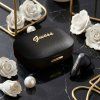 150796 2 guess wireless earbuds script metal logo bezdrotove sluchadla bluetooth 5 4 tws s mikrofonom usb c 400mah cierne