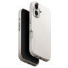 150262 uniq lyden leatherette case kryt pre iphone 17 sivy