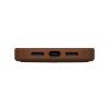 150265 5 uniq lyden leatherette case kryt pre iphone 17 pro hnedy