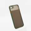 Kvalitný TPU obal matný pre iPhone - army zelená (Model iPhone iPhone 11)