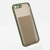 Kvalitný TPU obal matný pre iPhone - army zelená (Model iPhone iPhone 11)