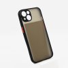 Kvalitný TPU obal matný pre iPhone - čierny (Model iPhone iPhone 11 Pro Max)