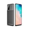 Měkký obal carbon look pro samsung - černý