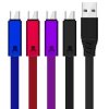 Nezničiteľný rýchlonabíjací obnoviteľný USB kábel 1,5M - Android/iPhone (Barva Černá, USB Konektor Micro USB (Android))