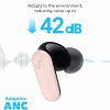 41804 1 anker bezdrotove sluchadla soundcore p30i a3959351 tws potlacenie hluku bluetooth 5 4 dotykove ovladanie ip54 ruzova