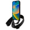 57237 5 bmw kryt leather m edition s karbonovym pruhom a remienkom pre iphone 16 pro max cierny