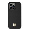 46908 3 dkny kozeny kryt na iphone 15 pro max s monogramovym vzorom a kovovym logom a magsafe dkhmp15xpshrpsk cierny