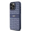 46854 1 dkny kozeny kryt na iphone 15 pro max s monovzorom pruhom a kovovym logom dkhcp15xprthslb modry
