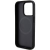 46857 1 dkny kozeny kryt na iphone 15 pro s potlacenym vzorom a kovovym logom a magsafe dkhmp15lpsospk cierny