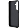 57633 1 dkny kozeny kryt s monovzorom pruhom a kovovym logom pre samsung galaxy s24 plus cierny