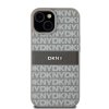 49224 4 dkny kozeny obal mono stripe s kovovym logom dkhcp15mprthsle iphone 15 plus bezovy