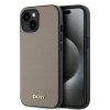 49524 dkny kozeny obal pu s kovovym logom magsafe dkhmp15spghlme iphone 15 bezovy