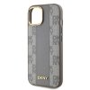 49212 3 dkny kozeny obal sachovnicovy mono vzor magsafe dkhmp15spcpvsle iphone 15 bezovy