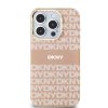 47067 5 dkny pevny kryt na iphone 15 pro max s monovzorom a pruhmi a magsafe dkhmp15xhrhsep ruzovy
