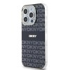 47070 4 dkny pevny kryt na iphone 15 pro s monovzorom a pruhmi a magsafe dkhmp15lhrhsek cierny