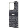 47070 5 dkny pevny kryt na iphone 15 pro s monovzorom a pruhmi a magsafe dkhmp15lhrhsek cierny
