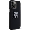 46785 4 dkny pevny silikonovy kryt na iphone 15 pro max s kovovym logom dkhcp15xsmcbsk cierny