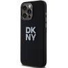 46785 5 dkny pevny silikonovy kryt na iphone 15 pro max s kovovym logom dkhcp15xsmcbsk cierny