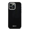 46932 6 dkny pevny silikonovy kryt na iphone 15 pro max s malym kovovym logom a magsafe dkhmp15xsmchlk cierny