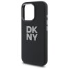 46776 1 dkny pevny silikonovy kryt na iphone 16 pro max s kovovym logom dkhcp16xsmcbsk cierny