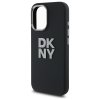 43857 4 dkny pevny silikonovy kryt na iphone 16 s kovovym logom dkhcp16ssmcbsk cierny