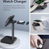 40799 3 esr nabijacia stanica 3v1 halolock pre iphone magsafe airpods pro a apple watch s odnimatelnou nabijackou pre hodinky cierna