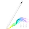 48849 esr stylus pen 6c00107 dotykove pero pre ipad magneticke uchytenie bluetooth usb c palm rejection naklon biele