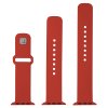 48546 2 fixed silicone sporty strap set 35mm silikonovy sportovy remienok set pre apple watch 1 10 se se 2 ultra ultra 2 42 44 45 46 49mm cerveny