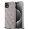 44649 guess 4g kolekcia kozeny kryt na iphone 15 plus s magsafe guhmp15mg4gfrp ruzovy