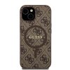 44055 2 guess 4g kolekcia kozeny kryt na iphone 15 plus s magsafe guhmp15mg4gfrw hnedy