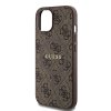 44055 4 guess 4g kolekcia kozeny kryt na iphone 15 plus s magsafe guhmp15mg4gfrw hnedy