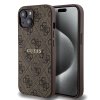 44055 guess 4g kolekcia kozeny kryt na iphone 15 plus s magsafe guhmp15mg4gfrw hnedy