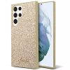 54939 guess glitter script guhcs24lhggshd trblietavy ochranny kryt so script logom pre samsung galaxy s24 ultra zlaty