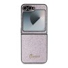 49071 4 guess glitter script guhczf6hggshp ochranny obal samsung galaxy z flip6 ruzovy