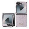 49071 guess glitter script guhczf6hggshp ochranny obal samsung galaxy z flip6 ruzovy