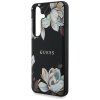 54717 5 guess grained flowers magsafe guhms25spgnmplmk kryt pre samsung galaxy s25 cierny
